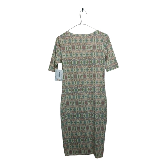LuLaRoe Floral Julia Dress XS stretch. NWT Unicorn Tribal Design. - Picture 2 of 5